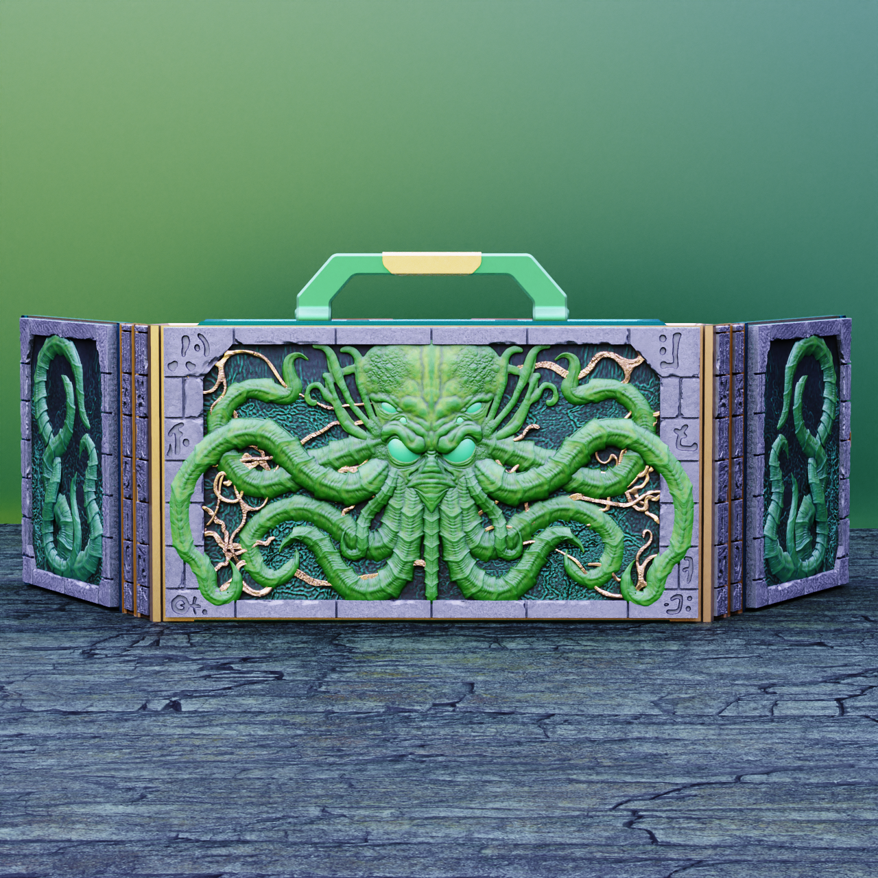 The GM's Citadel: 3D Printable GM Screen & Storage Case