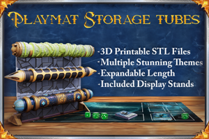 Playmat Storage Tubes