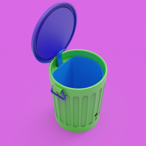 Auto-lid Desktop Trash Can - Free With Membership!