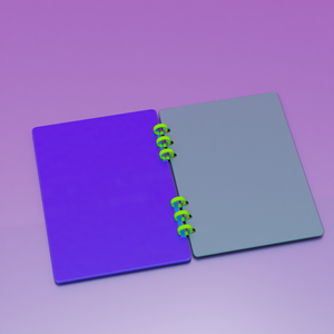3D Printable Notebook Cover - Free With Membership!